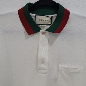 Authentic White Gucci Polo new with tags